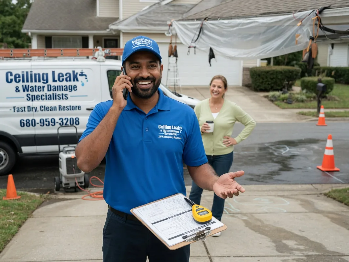 Ceiling Leak Cleanup Huntsville, AR FAQs